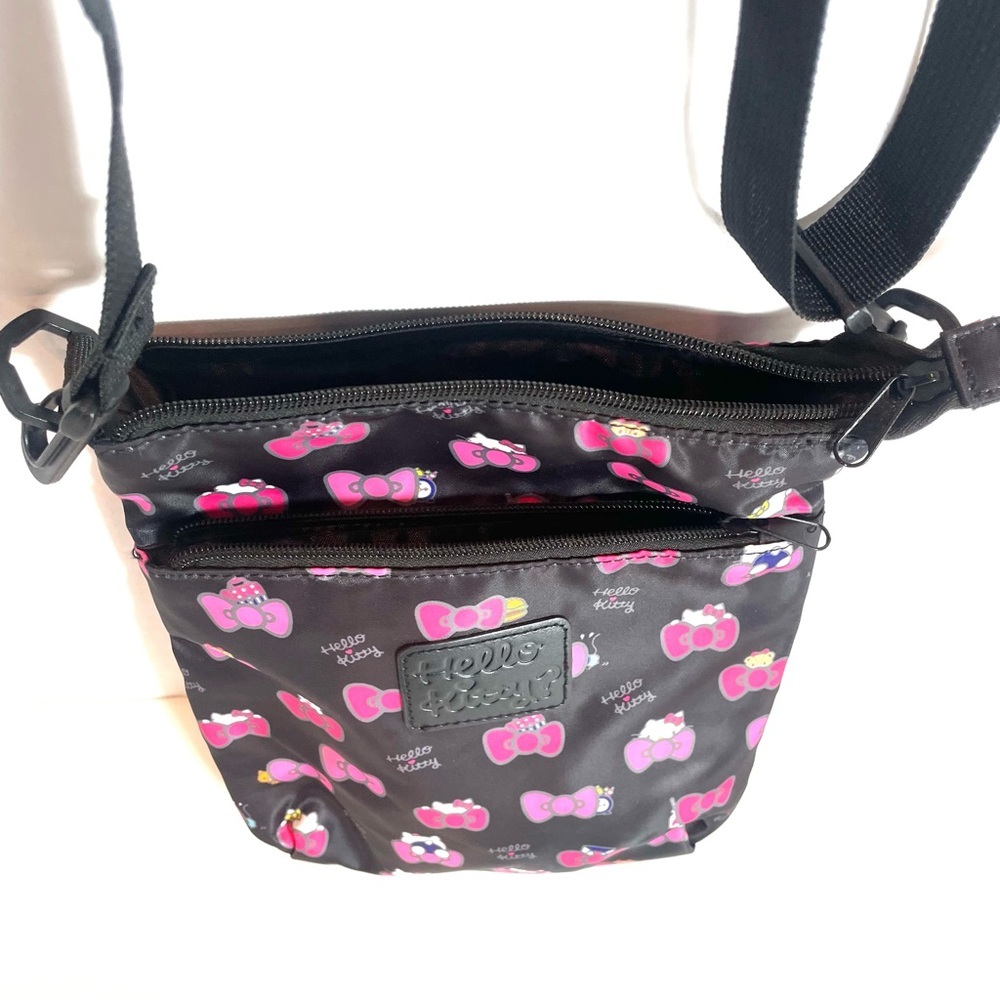 Hello Kitty Bow Crossbody Bag Soft Goth Travel Y2K - Picture 7 of 12